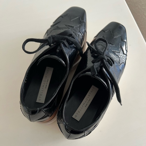 Excellent condition Stella McCartney Elyse Derby Platform Shoes - Picture 4 of 8